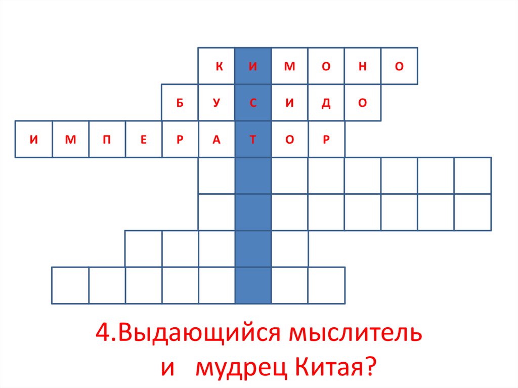 4.Выдающийся мыслитель и мудрец Китая?