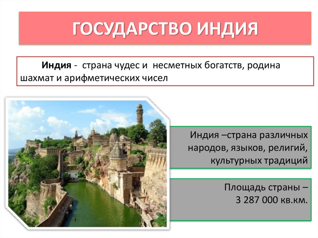 ГОСУДАРСТВО ИНДИЯ