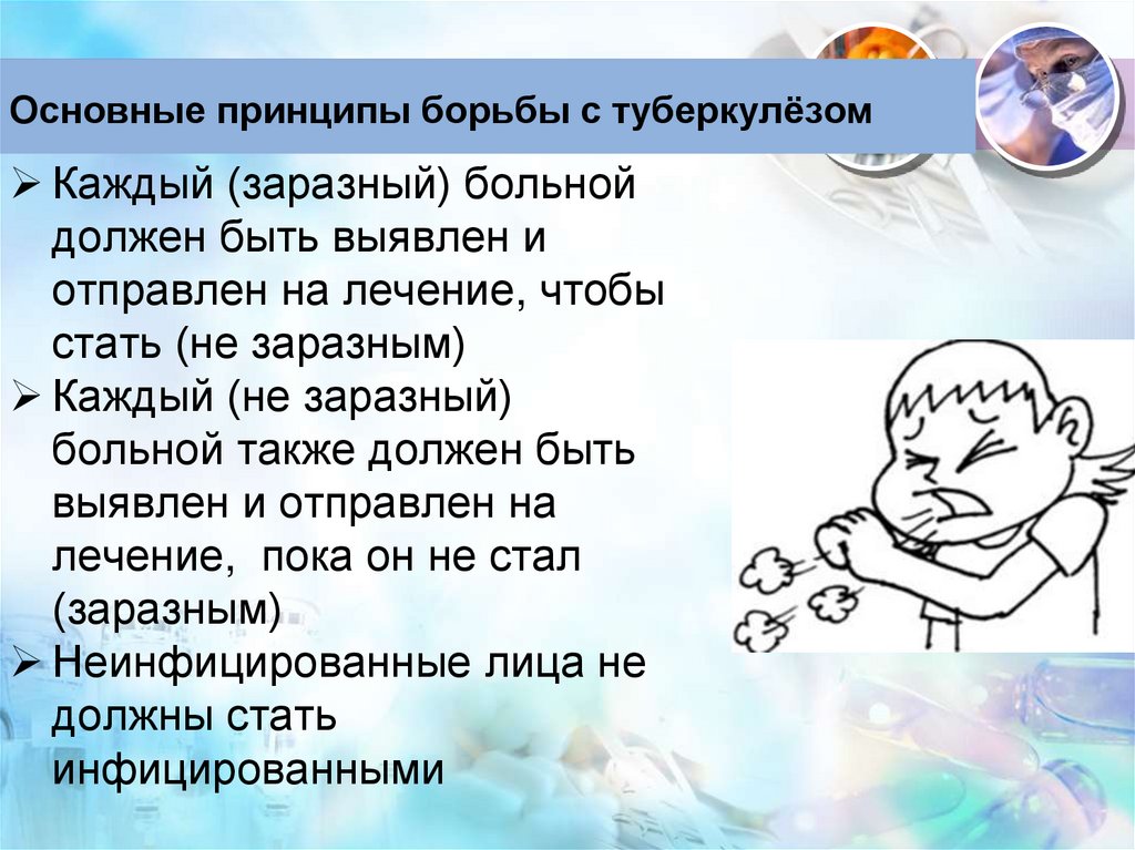 Основные принципы борьбы с туберкулёзом