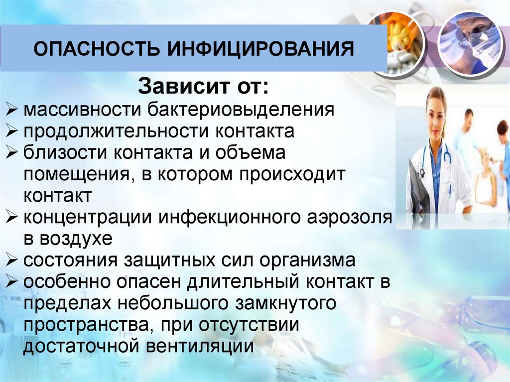 Опасность инфицирования