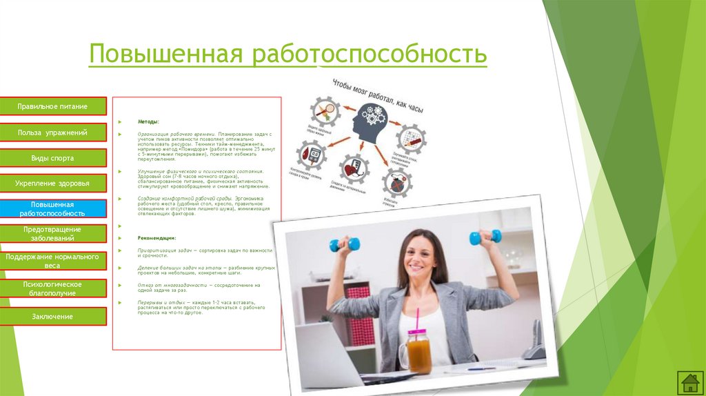 Повышенная работоспособность