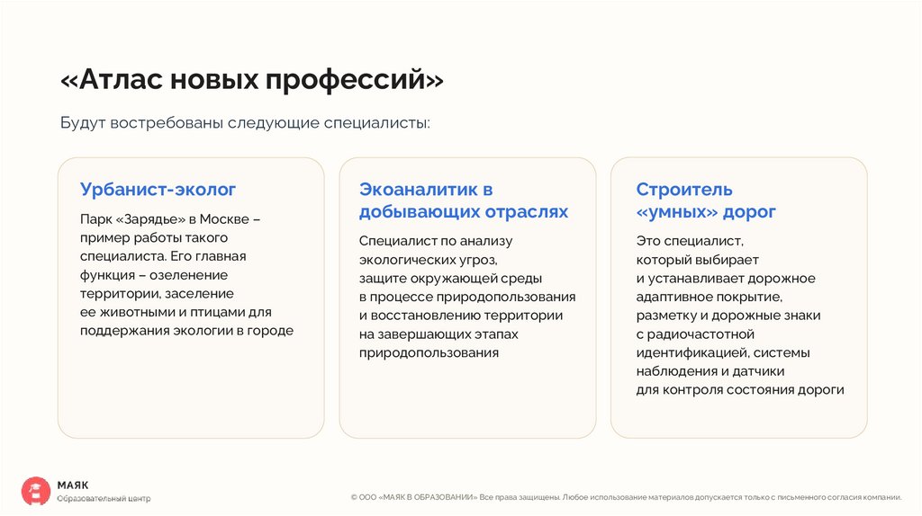 «Атлас новых профессий»