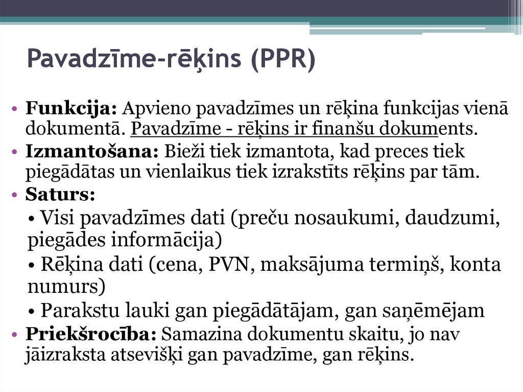 Pavadzīme-rēķins (PPR)