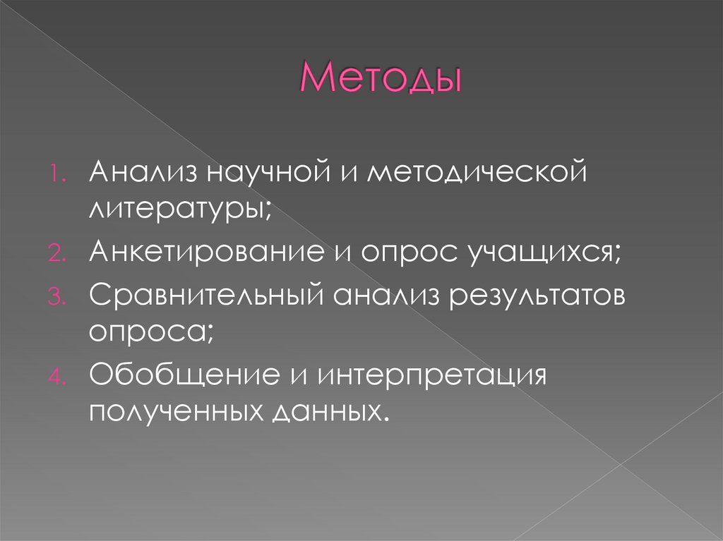Методы