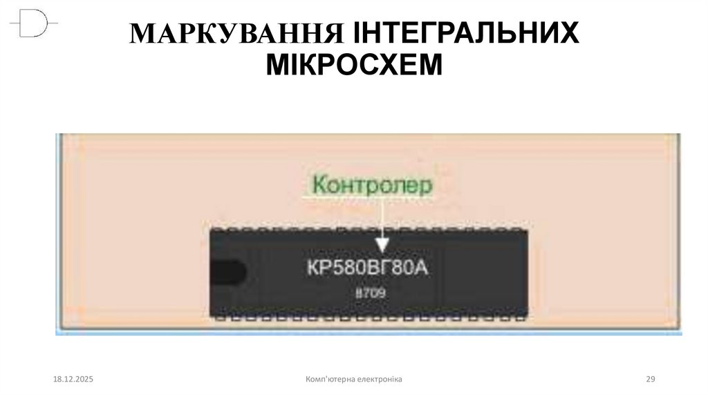 МАРКУВАННЯ ІНТЕГРАЛЬНИХ МІКРОСХЕМ