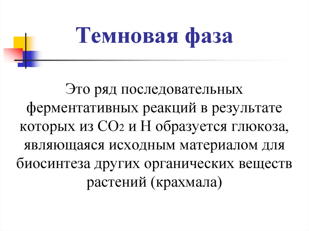 Темновая фаза