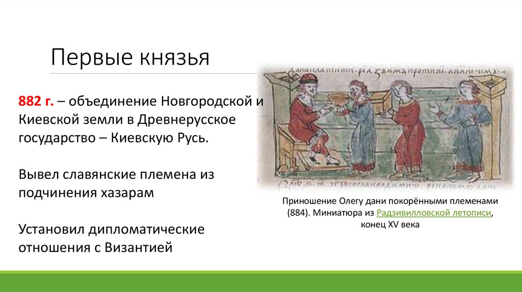 Первые князья