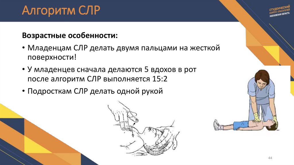 Алгоритм СЛР