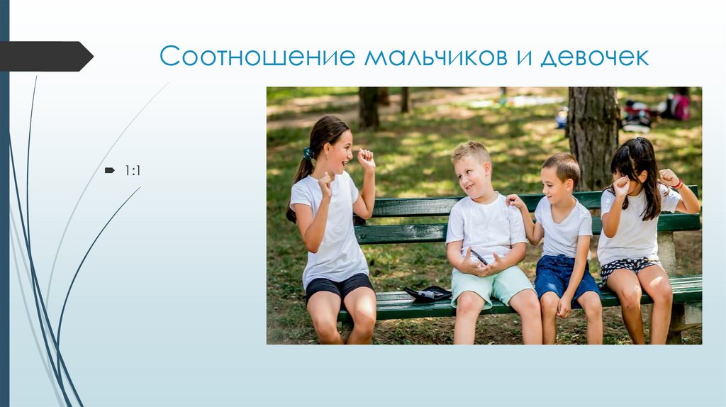 Соотношение мальчиков и девочек