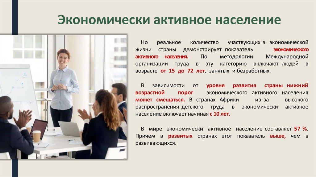 Экономически активное население