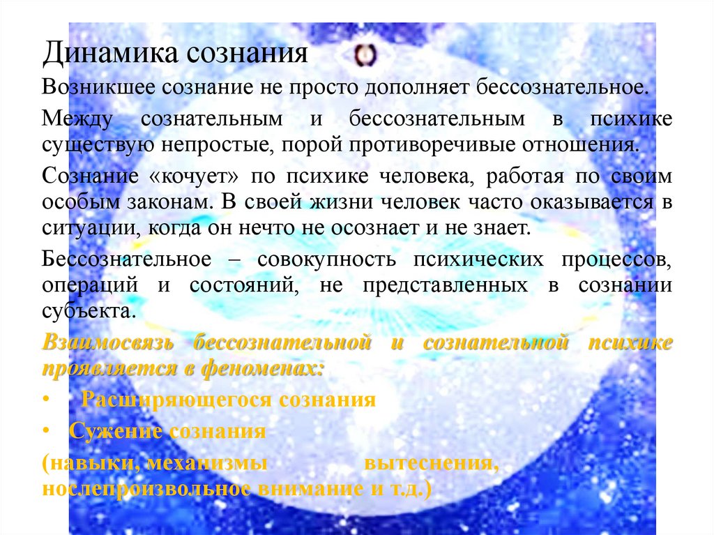 Динамика сознания