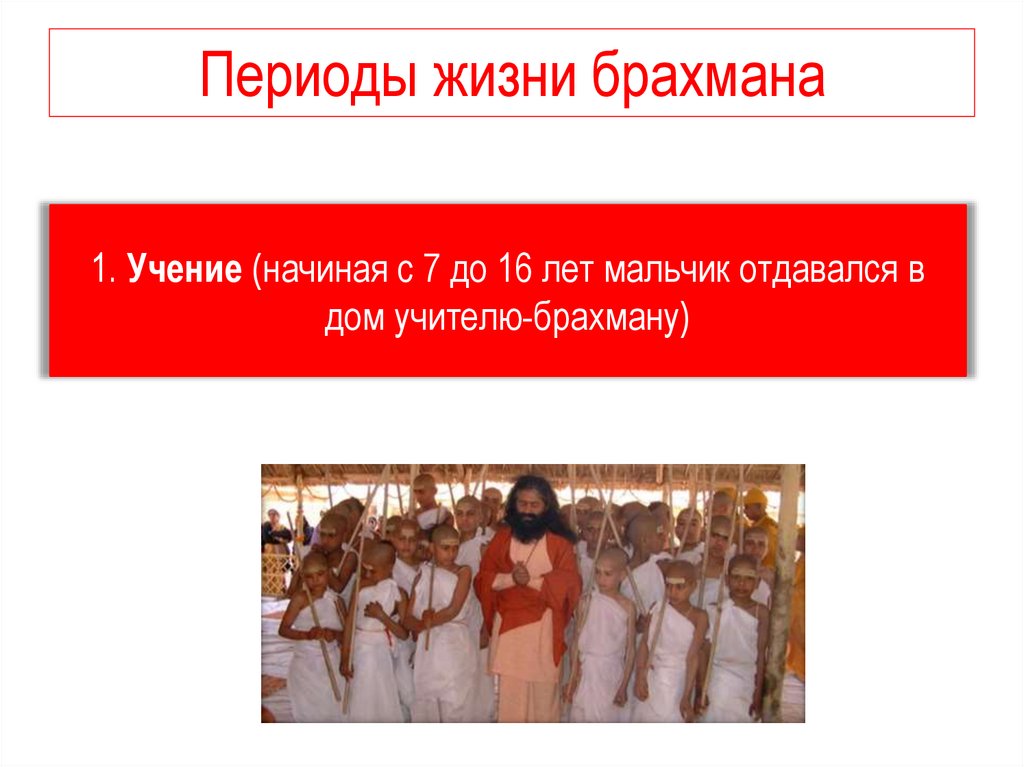 Периоды жизни брахмана