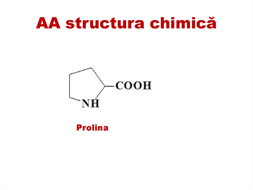 AA structura chimică