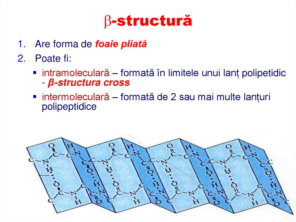 -spirală (α-helix) :