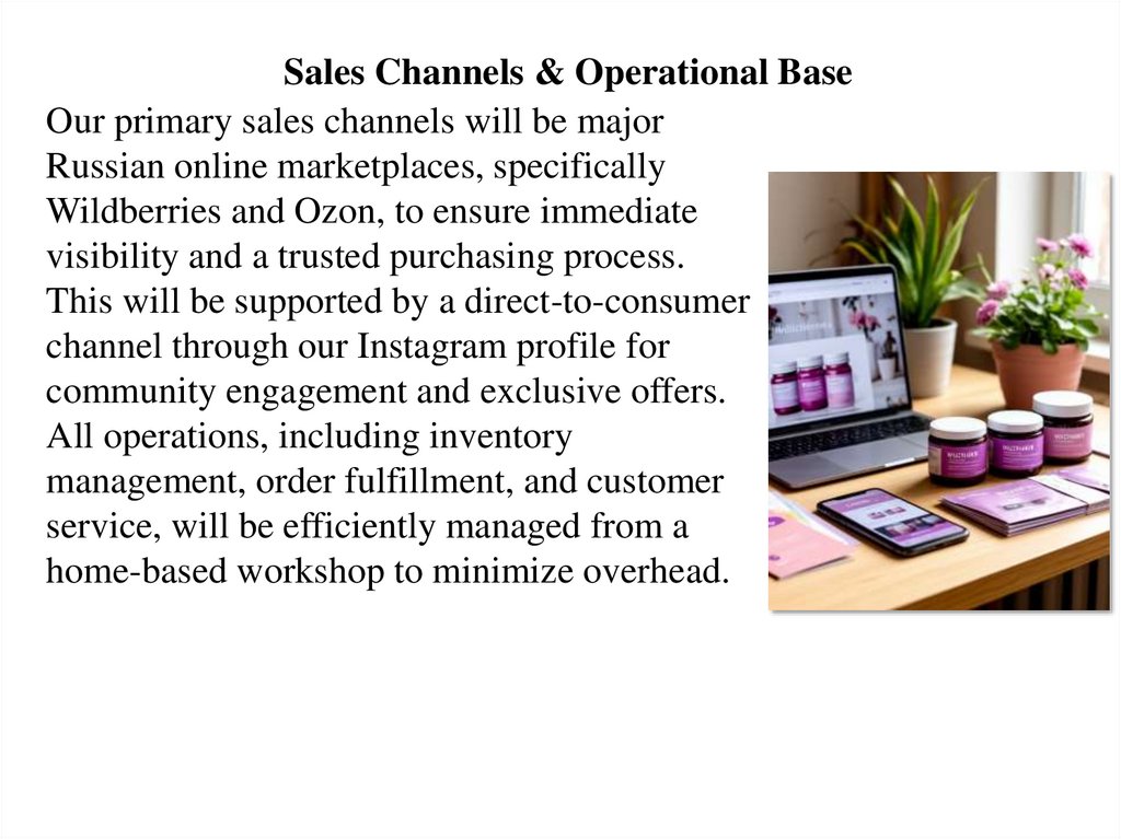  Sales Channels & Operational Base
