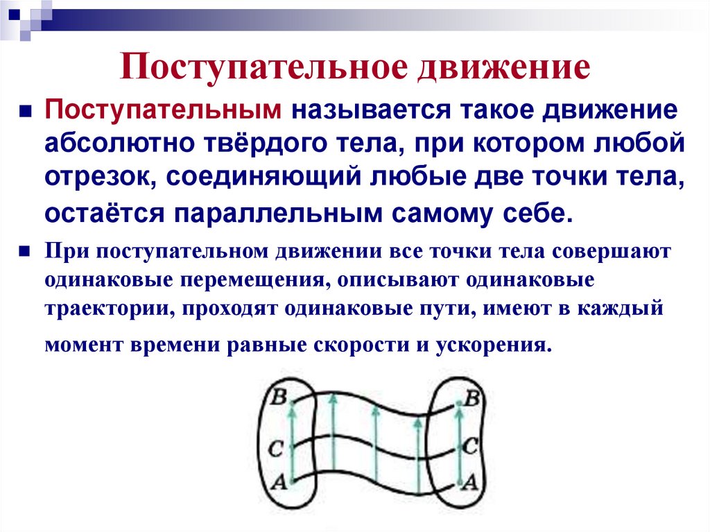 Поступательное движение