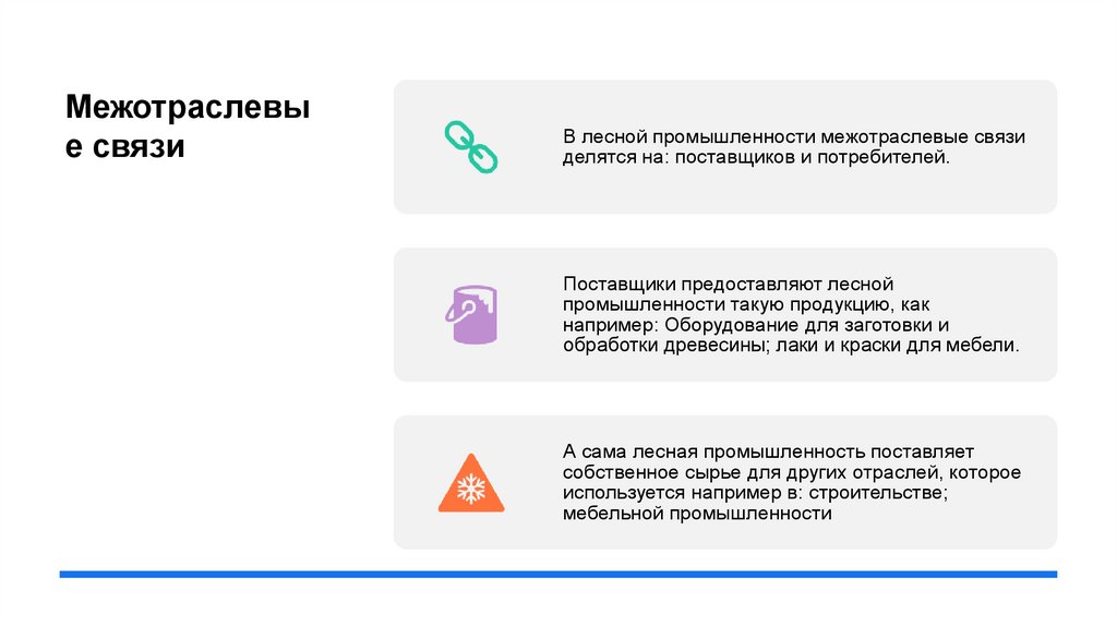 Межотраслевые связи