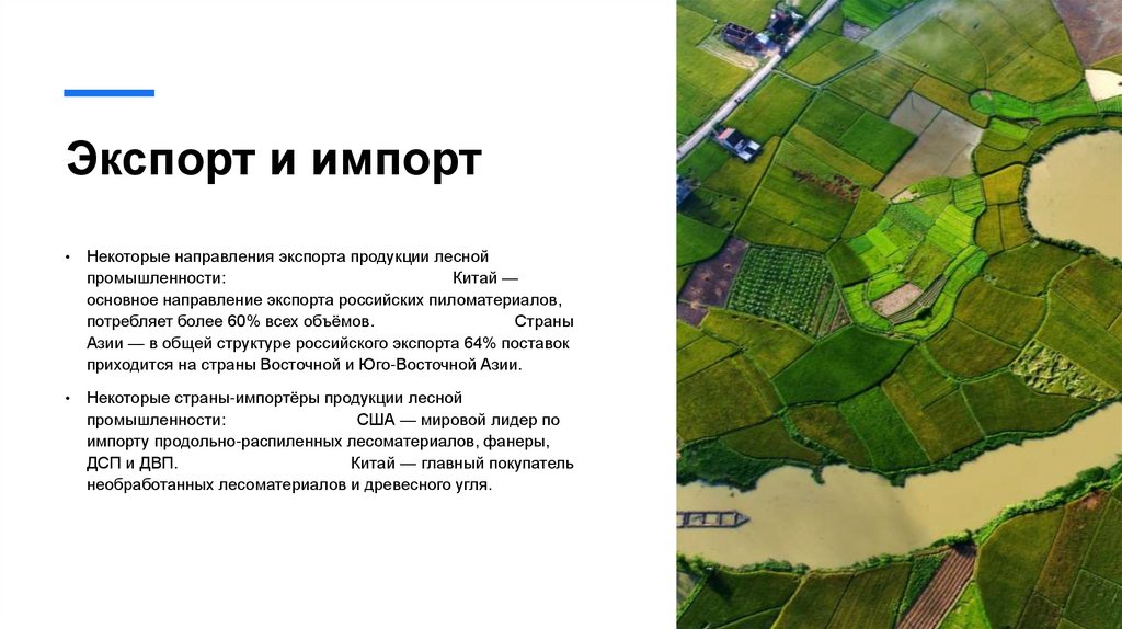 Экспорт и импорт