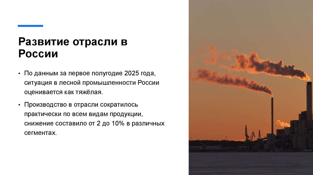 Развитие отрасли в России