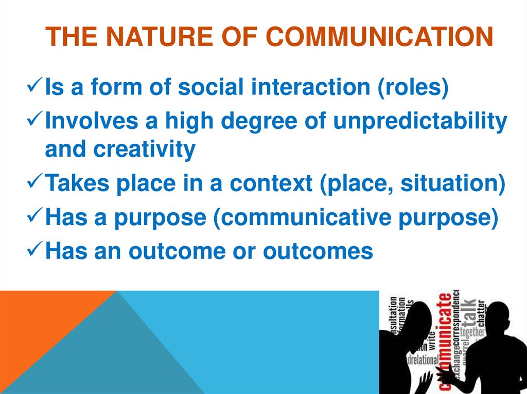 The nature of communication