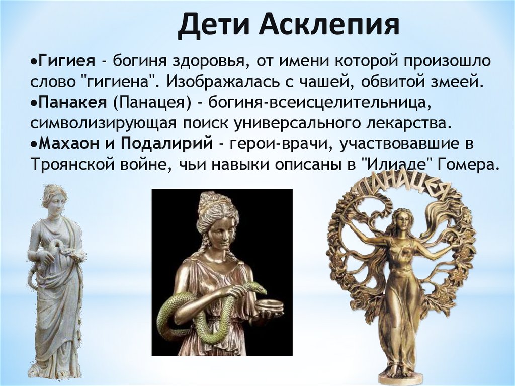 Дети Асклепия