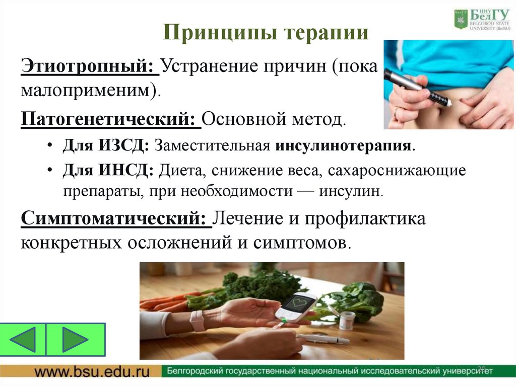 Принципы терапии