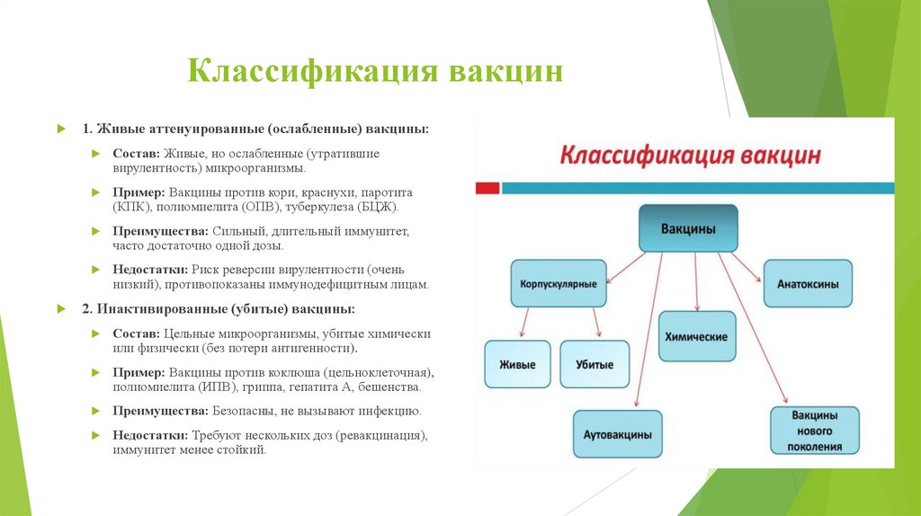 Классификация вакцин
