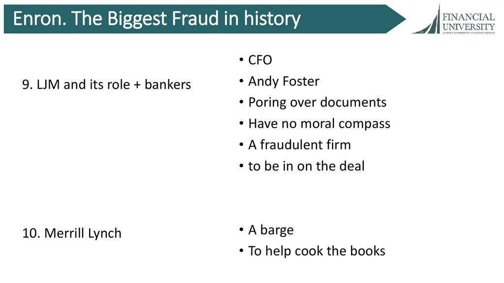 Enron. The Biggest Fraud in history