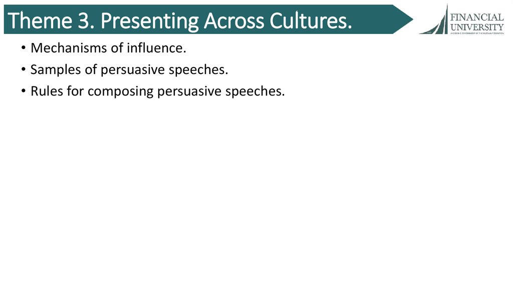 Theme 3. Presenting Across Cultures.