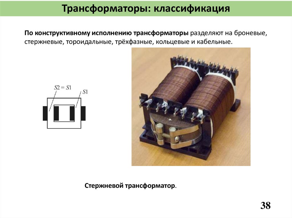 Трансформаторы: классификация
