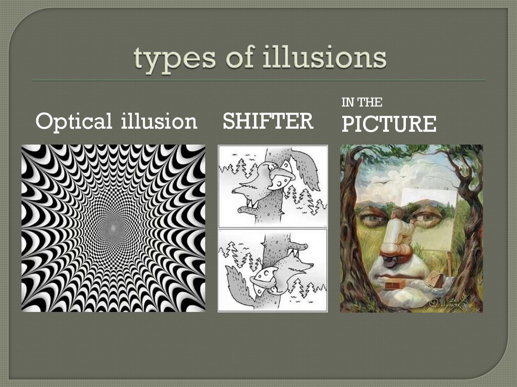 types of illusions