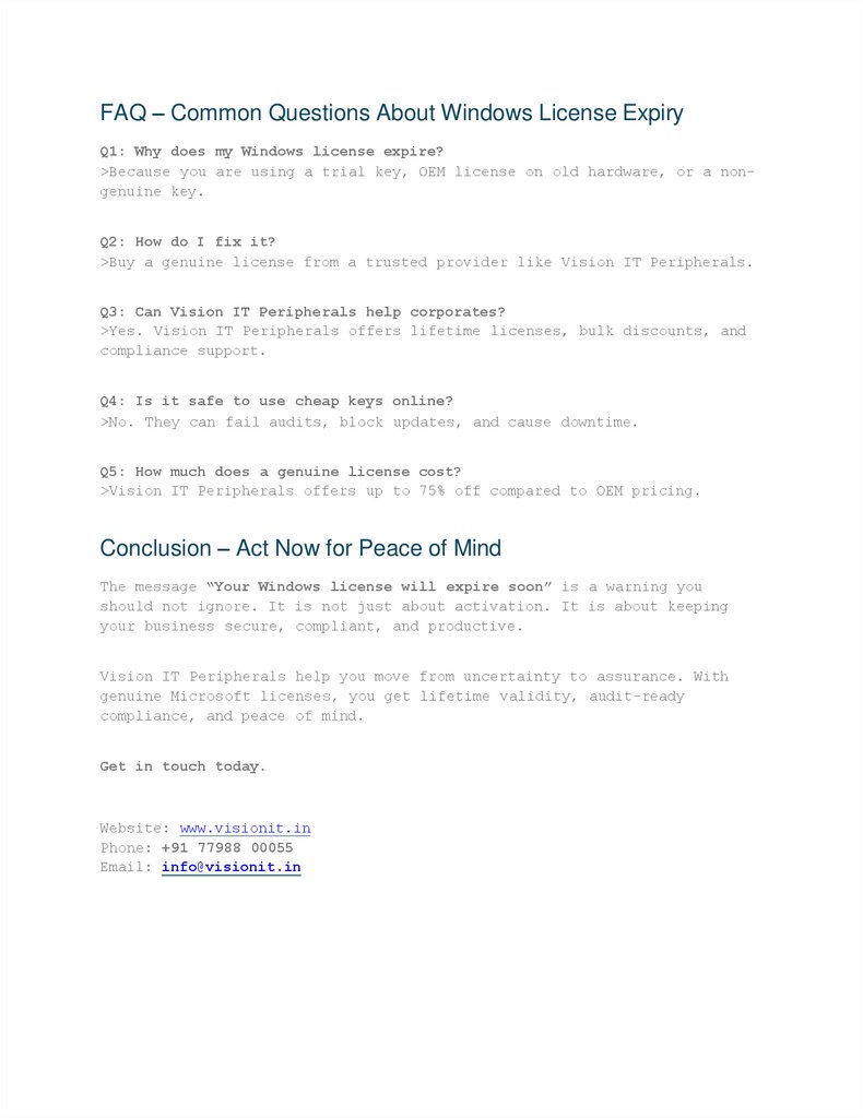 Your Windows License Will Expire Soon – How to Fix It Quickly - online ...