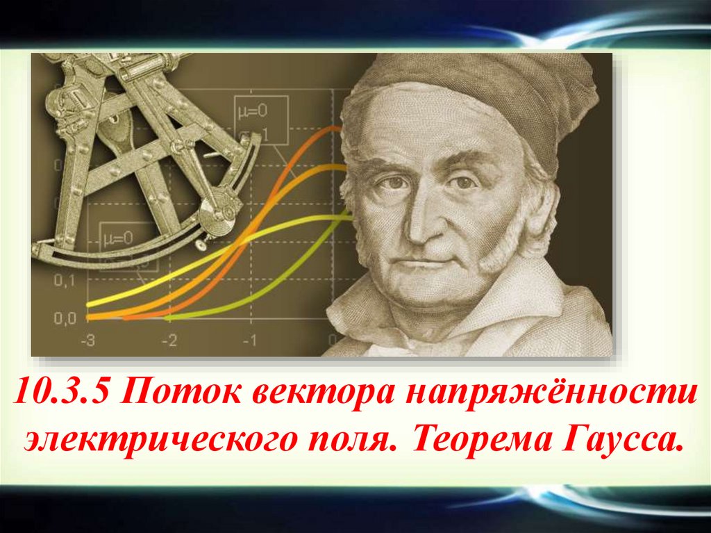 10.3.5 Поток вектора напряжённости электрического поля. Теорема Гаусса.