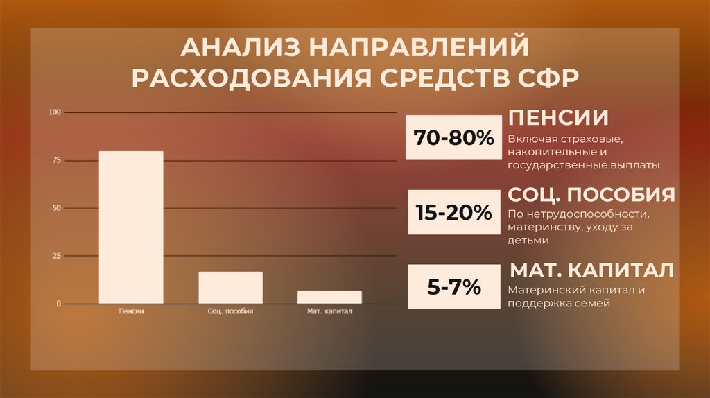 АНАЛИЗ НАПРАВЛЕНИЙ РАСХОДОВАНИЯ СРЕДСТВ СФР