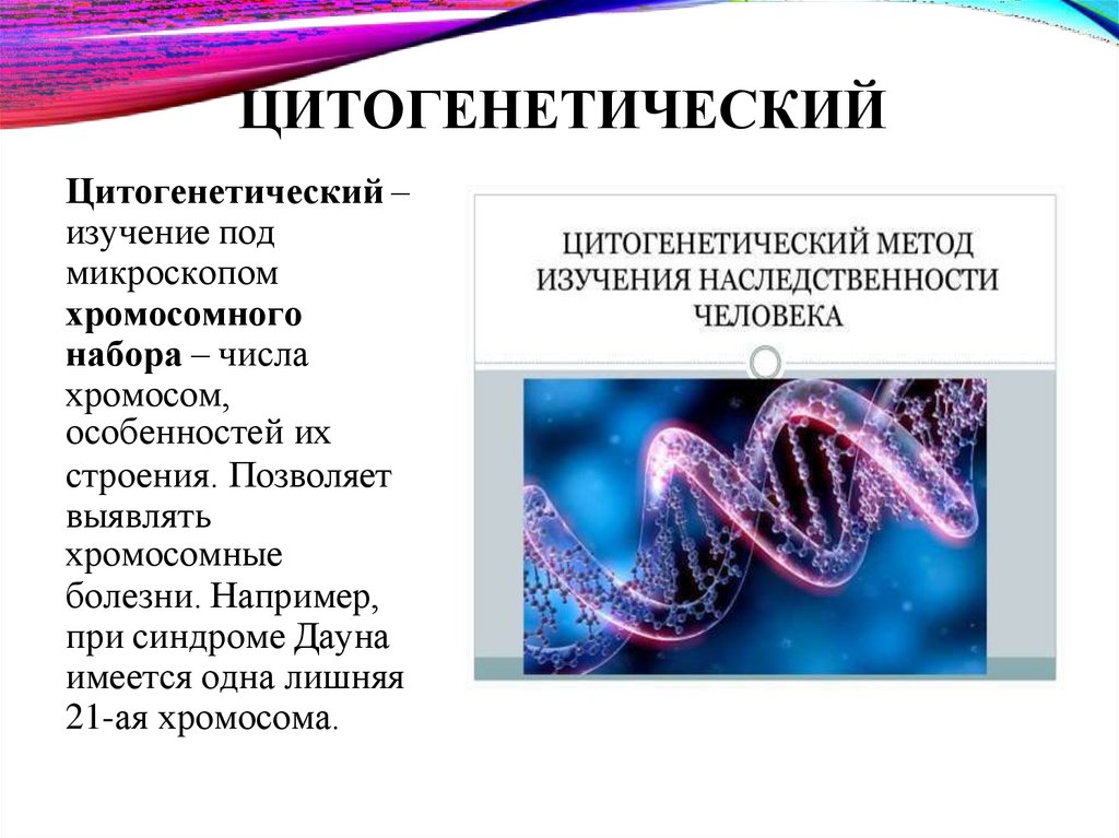 ЦИТОГЕНЕТИЧЕСКИЙ