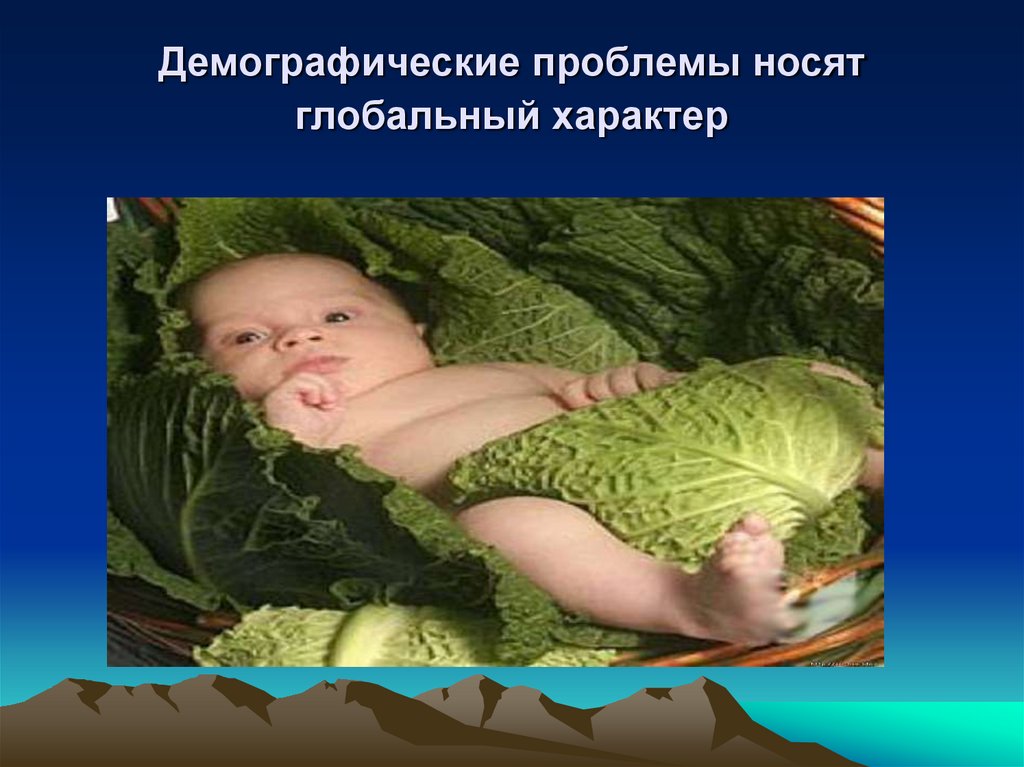 Демографические проблемы носят глобальный характер