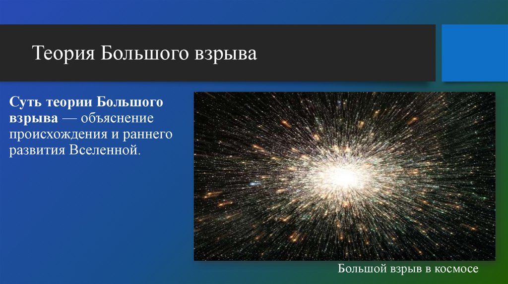 Теория Большого взрыва