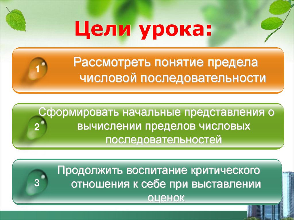 Цели урока: