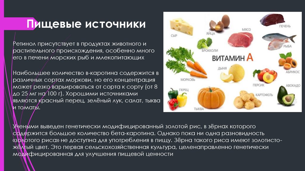 Пищевые источники