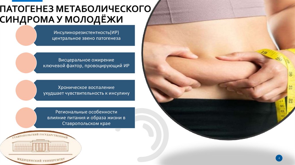 Патогенез метаболического синдрома у молодёжи