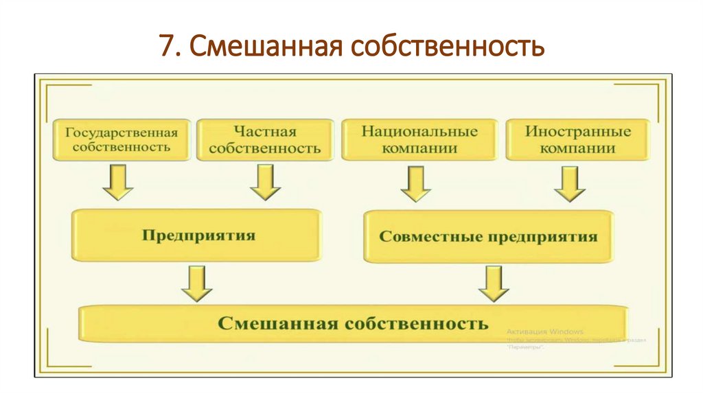 7. Смешанная собственность