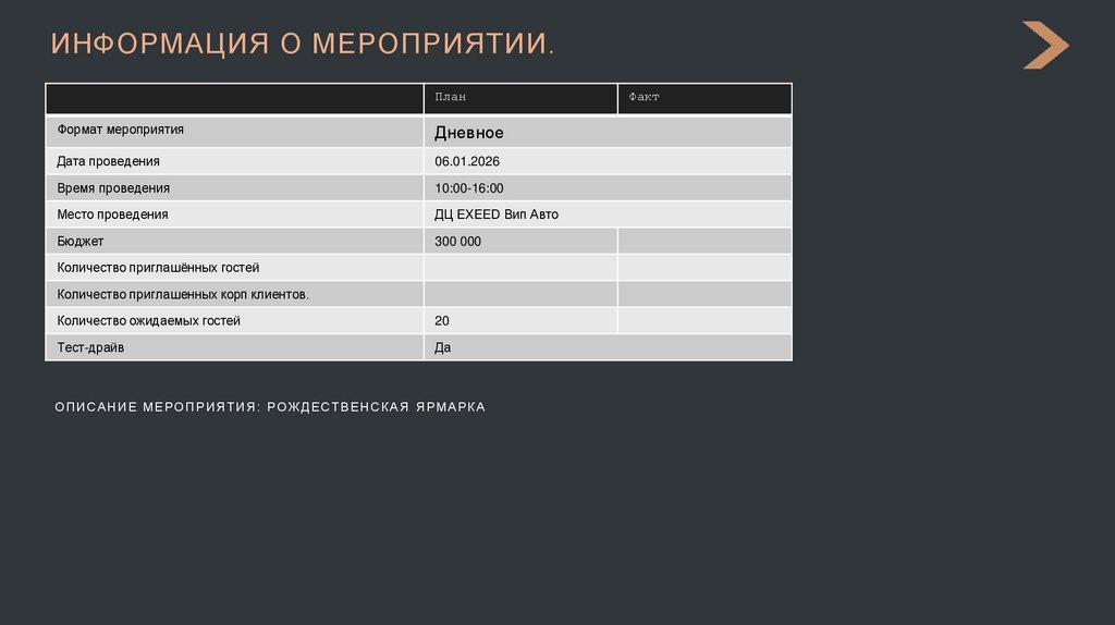 ИНФОРМАЦИЯ О МЕРОПРИЯТИИ.