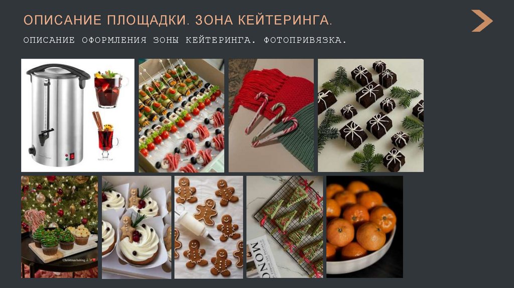 ОПИСАНИЕ ПЛОЩАДКИ. ЗОНА КЕЙТЕРИНГА.