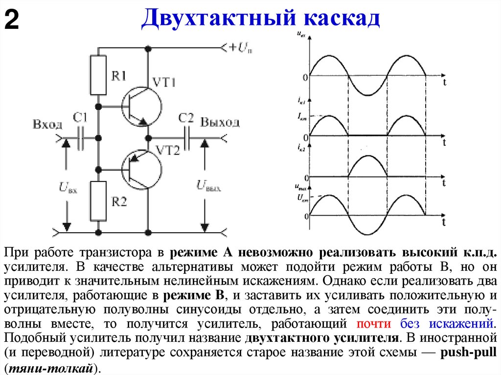Двухтактный каскад