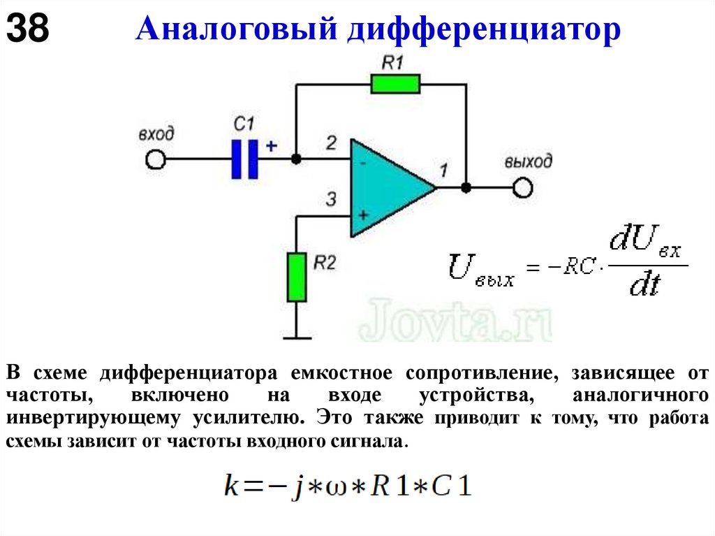 Аналоговый дифференциатор