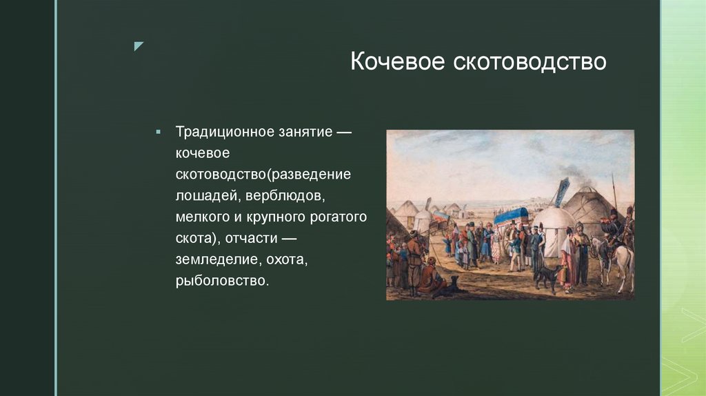 Кочевое скотоводство