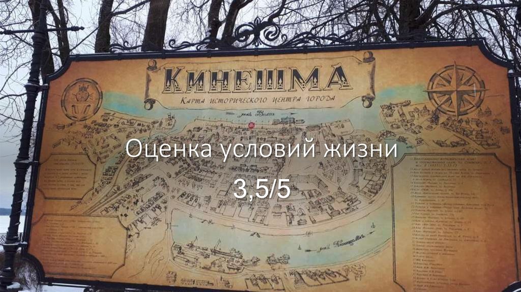 Оценка условий жизни