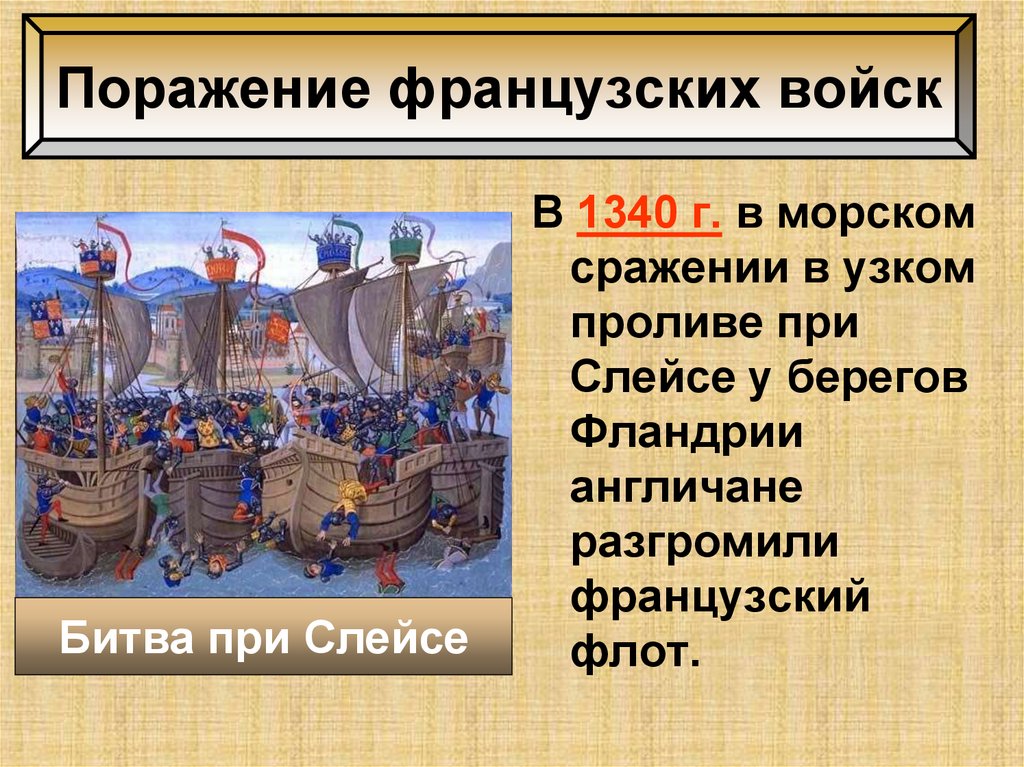 Поражение французских войск