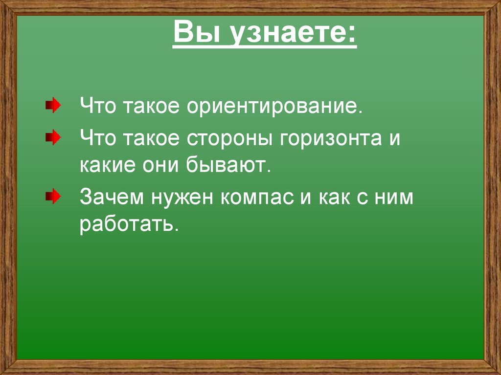 Вы узнаете: