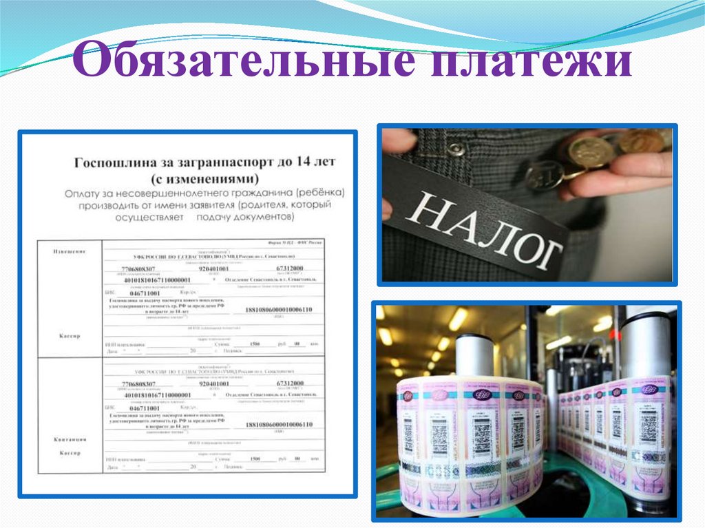 Обязательные платежи